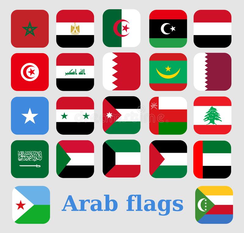 Bandeira de países árabes