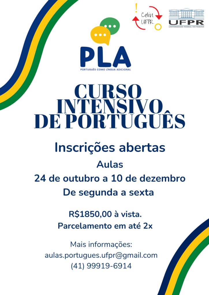 Curso de Português para Estrangeiros — UNIVERSIDADE FEDERAL DA